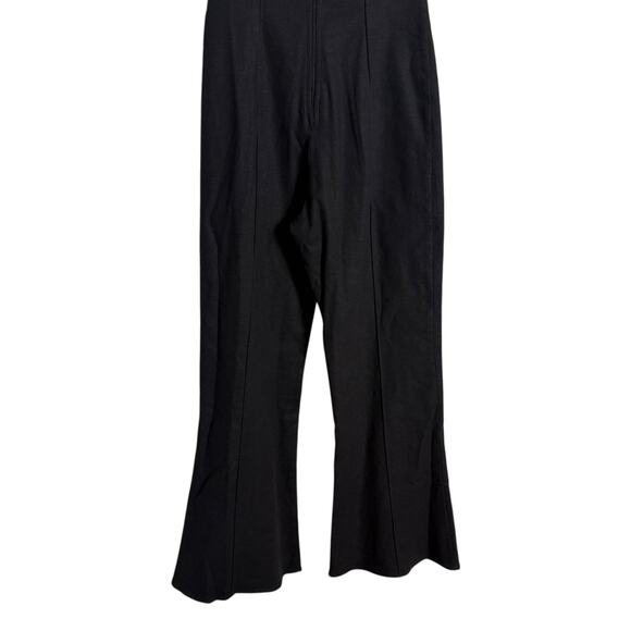 Stone Cold Fox Morrissey Linen Black Lace Crop Flare Leg Strapless Jumpsuit 2 - Picture 8 of 12